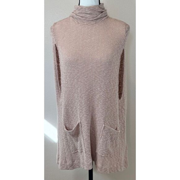 Free People FP Beach Cowlneck Sleeveless Oversized Lightweight Women's Tunic S - Picture 1 of 8